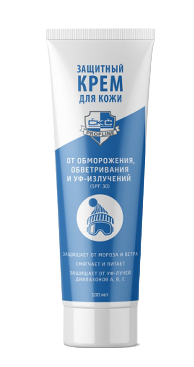 Крем защитный от обморожения, обветривания и УФ излучений "CKC PROFLINE" 100мл.