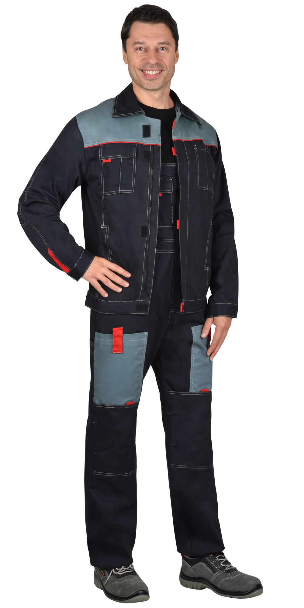Костюм "ФАВОРИТ" куртка, полукомбинезон (узбекская саржа)