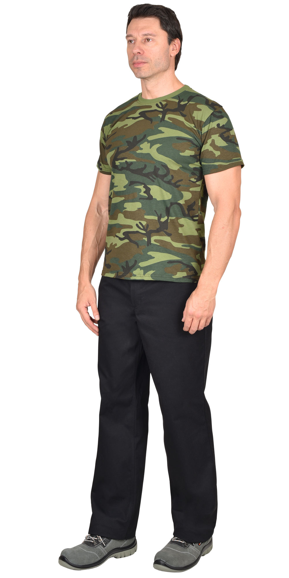 Футболка КМФ "Лес" плотность 160г/кв.м.