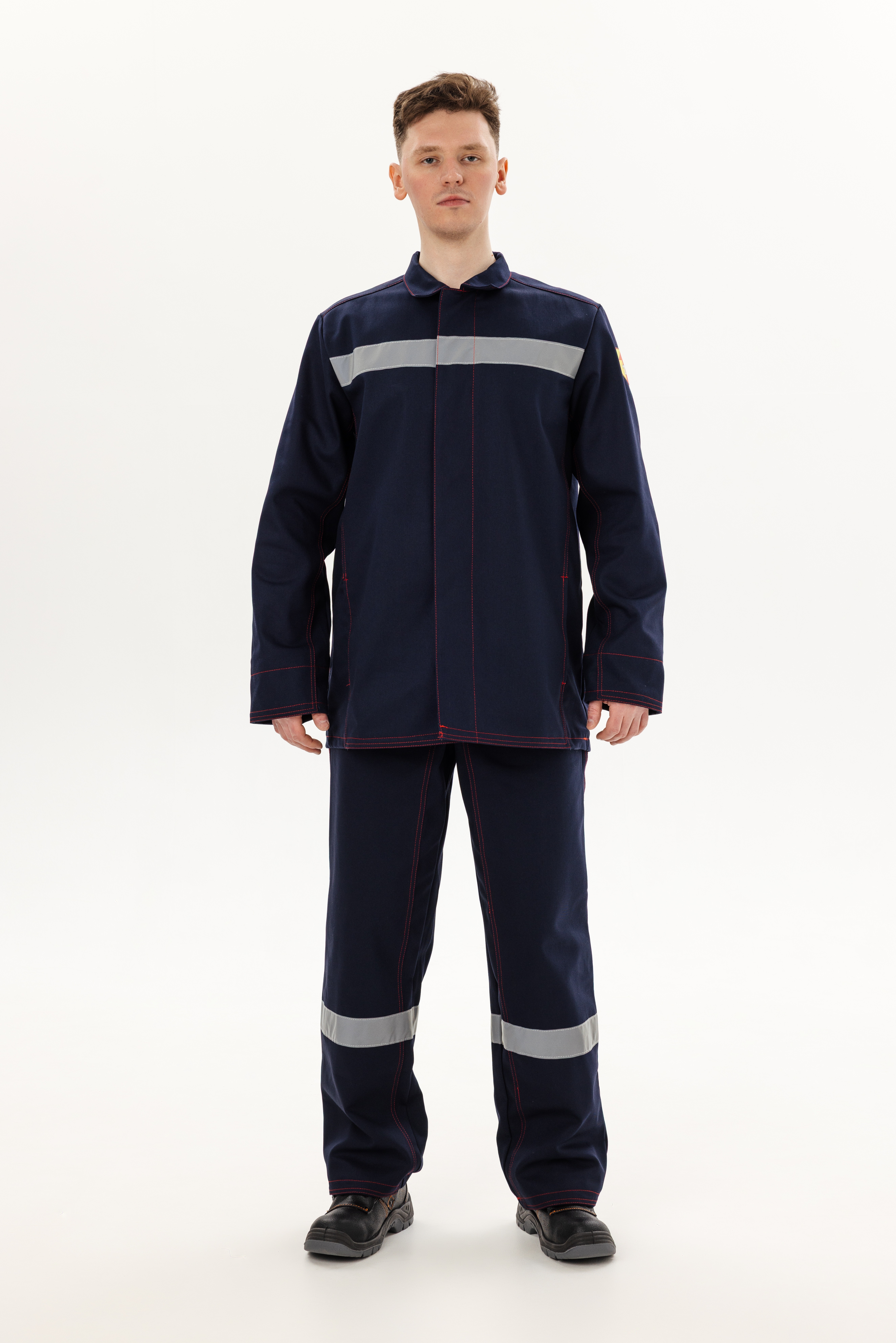 Костюм Гефест-АГ. Ткань: 100% ХБ, пл. 350 г/м2, СОП двойное усиление