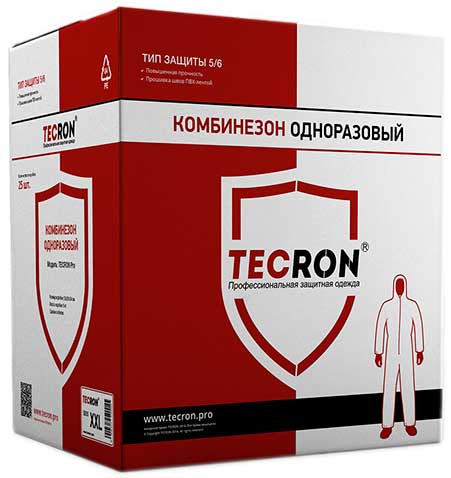 Комбинезон защитный Текрон Про. Кратно 25шт на размер