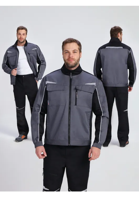 Купить куртка proflinespecialist (тк.смесовая,240), серый/черный по цене - 2 180.00 р