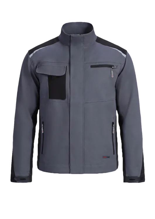 Купить куртка proflineleader (тк.хлопок/спандекс,260), серый/черный по цене - 3 130.00 р