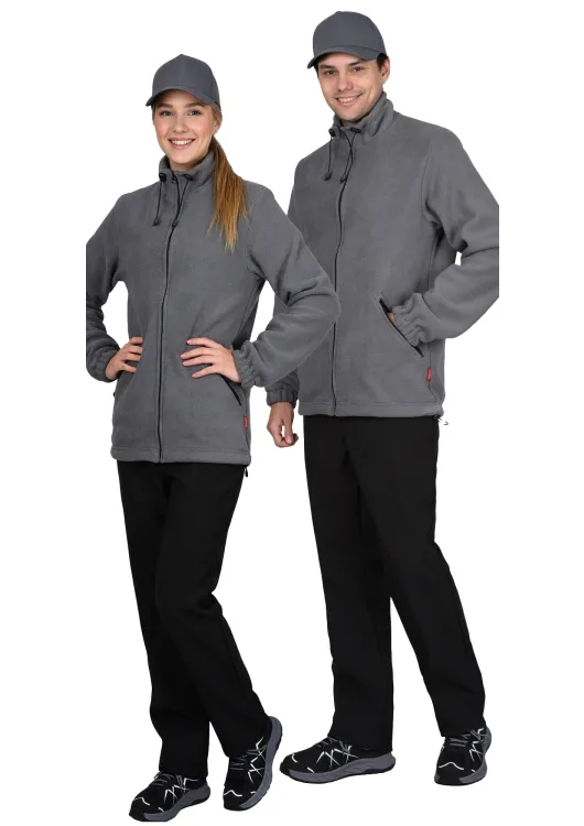 Купить куртка флисовая серая, 280 г/м2 по цене - 1 120.00 р